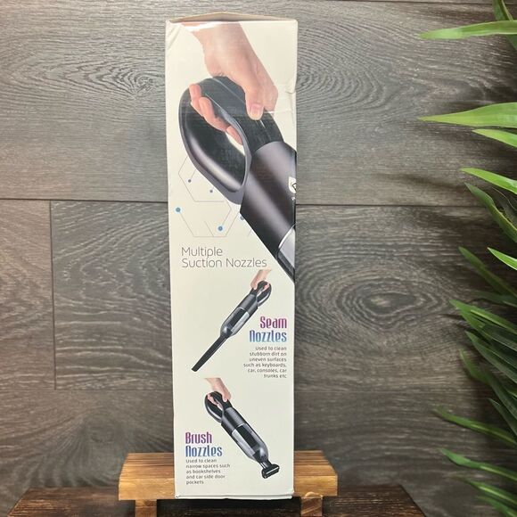 Pursonic USB Rechargeable Cordless Handheld Vacuum Cleaner in Black. New in Box! - Picture 8 of 10